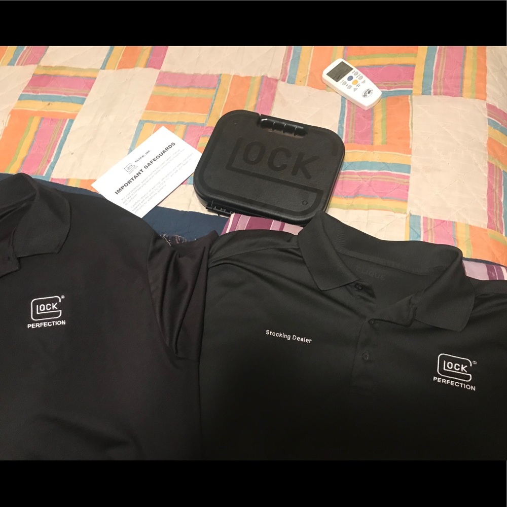 GLOCK shooting sports 🔫 black Polo’s